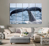 Whale's Tail Canvas Print