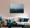 Whale in the Mist Ocean Canvas Print