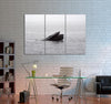 Humpback Whale in Fog Canvas Print