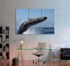 Breaching Whale Canvas Print