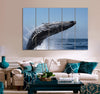 Breaching Whale Canvas Print