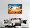 Сamel near Pyramids Canvas Print