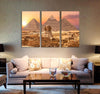 The Sphinx and the Piramids Canvas Print