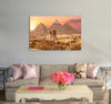 The Sphinx and the Piramids Canvas Print