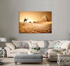 Bedouin on Camel Canvas Print