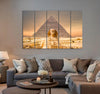 Sphinx & Pyramid Canvas Print