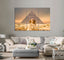 Sphinx & Pyramid Canvas Print