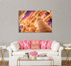 Temple & Clouds Canvas Print