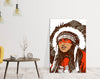 Copy of Tribal chief Canvas Print