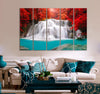 Waterfall in Jungle Canvas Print