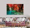 Tropical Waterfall Canvas Print