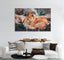 Lion and Lioness Canvas Print