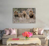 Male Lions Canvas Print