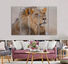 Magnificent Lion Canvas Print