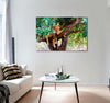 Lioness on a Branch Canvas Print