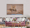 Magnificent Powerful Lion Canvas Print