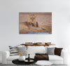 Magnificent Powerful Lion Canvas Print