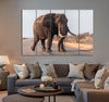 Walking Elephant Canvas Print