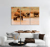 Elephant in National Park Canvas Print