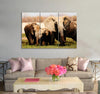 Elephant Family Canvas Print