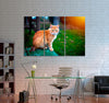 Readhead Cat Canvas Print