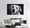 Cute White Dog Canvas Print