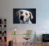 Cute White Dog Canvas Print