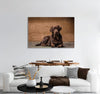 Brown Labrador Canvas Print