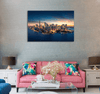 New York Panorama Sunrise Canvas Print