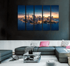 New York Panorama Sunrise Canvas Print