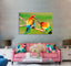 Flirting Birds Canvas Print