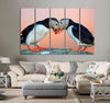 Arctic Birds Canvas Print