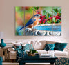 Male Blue Bird Canvas Print