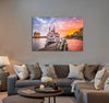 Riverfront Promenade Canvas Print