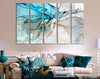 Blue abstraction Canvas Print