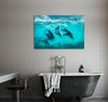 Six Dolphins Canvas Print