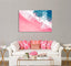 Pink Sandy Beach Canvas Print