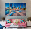 Downtown Skyline Canvas Print