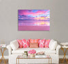 Candy Sunrise Beach Canvas Print