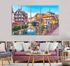 Traditional Half-timbered Houses Canvas Print