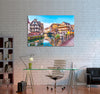 Traditional Half-timbered Houses Canvas Print