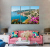 Azure Coast Canvas Print