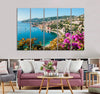 Azure Coast Canvas Print