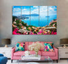 Riviera Coast Canvas Print