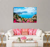 Riviera Coast Canvas Print