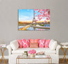 Eiffel Tower in Spring Canvas Print