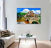 Beautiful Village Canvas Print