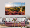 Sunset Landscape Canvas Print