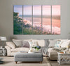 Cliffs & Rough Sea Canvas Print