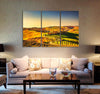 Tuscany Sunset Landscape Canvas Print